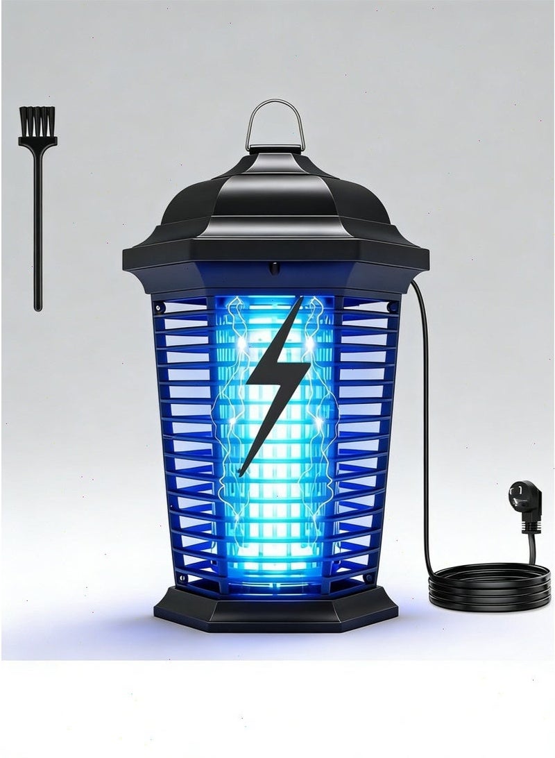 بوميفار جهاز كهربائي لقتل البعوض بقدرة 20 واط، مزود بأشعة فوق بنفسجية، ومصيدة للحشرات، ومبيد قوي للآفات بزاوية 360 درجة، مناسب للاستخدام المنزلي في غرف النوم والمطابخ، وكذلك في الفناء الخارجي والحديقة الخلفية، آمن وخالٍ من المواد الكيميائية - Image 1